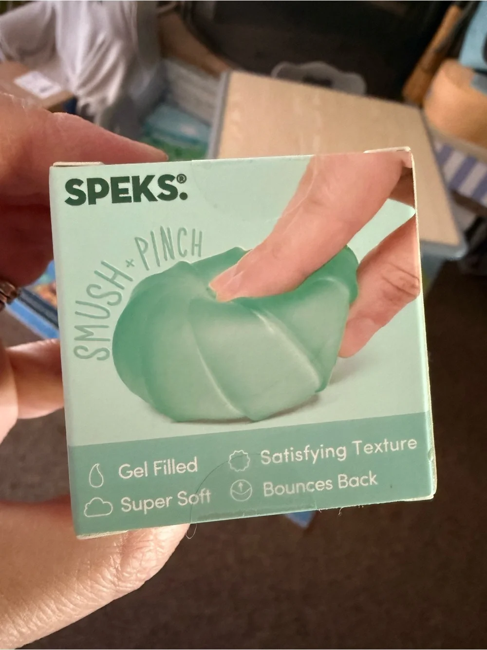 SPEKS. Gump Memory Gel Stress Ball - Seaglass- Mist